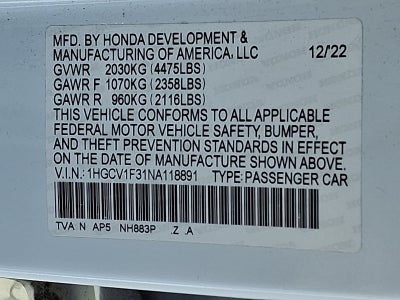 2022 Honda Accord Sport