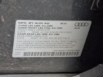 2021 Audi Q5 45 Premium Plus quattro