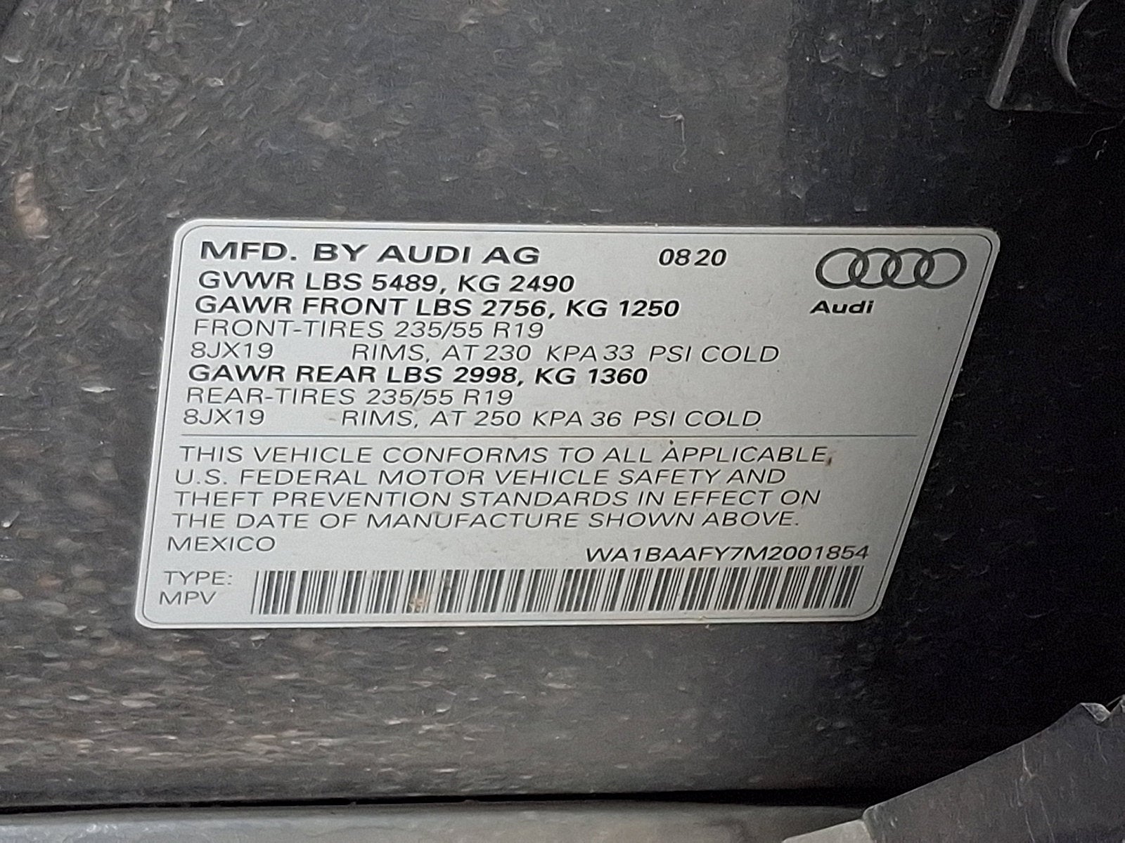 2021 Audi Q5 45 Premium Plus quattro