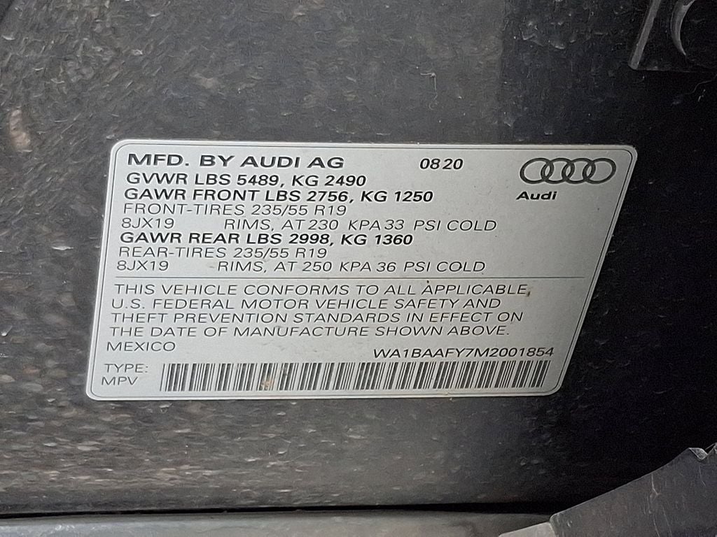 2021 Audi Q5 45 Premium Plus quattro