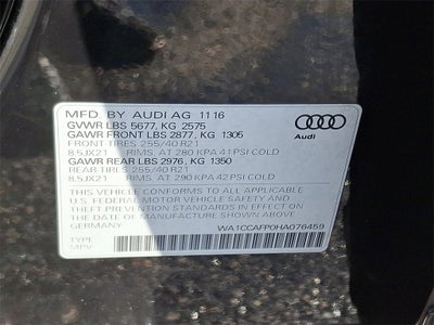 2017 Audi SQ5 3.0T Premium Plus quattro