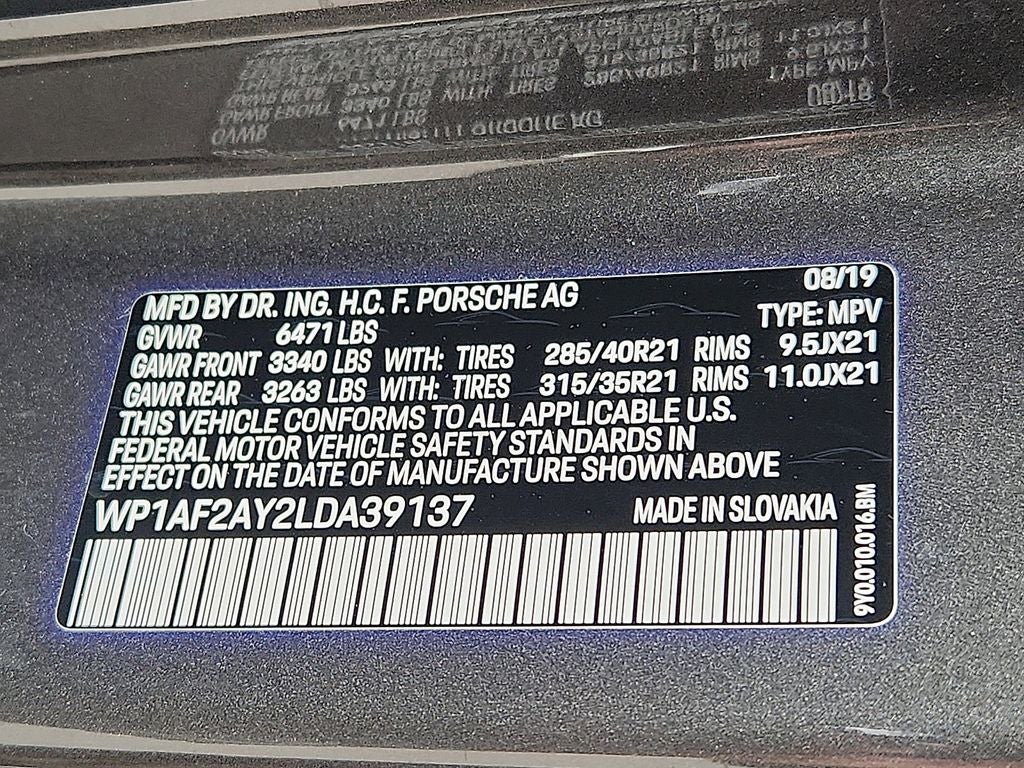 2020 Porsche Cayenne Turbo