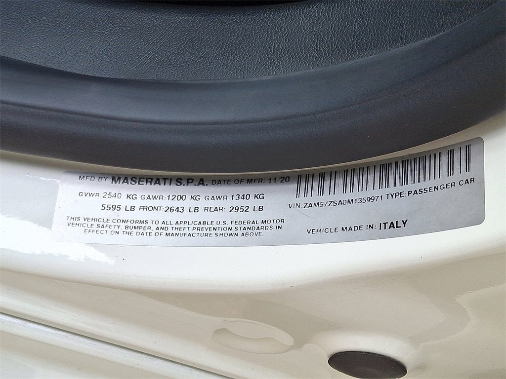 2021 Maserati Ghibli Trofeo