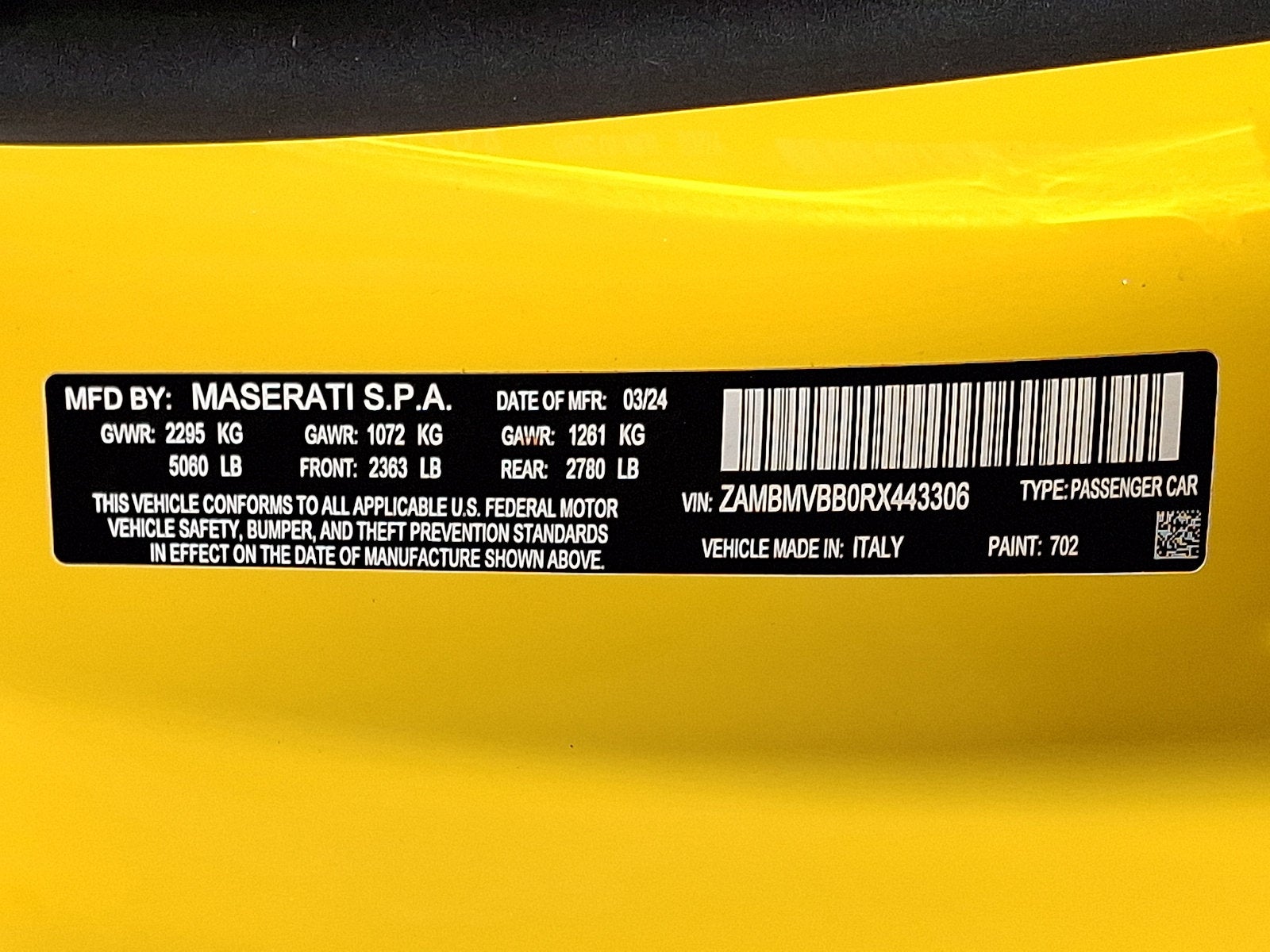 2024 Maserati GranTurismo Modena