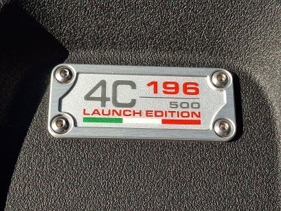 2015 Alfa Romeo 4C Launch Edition