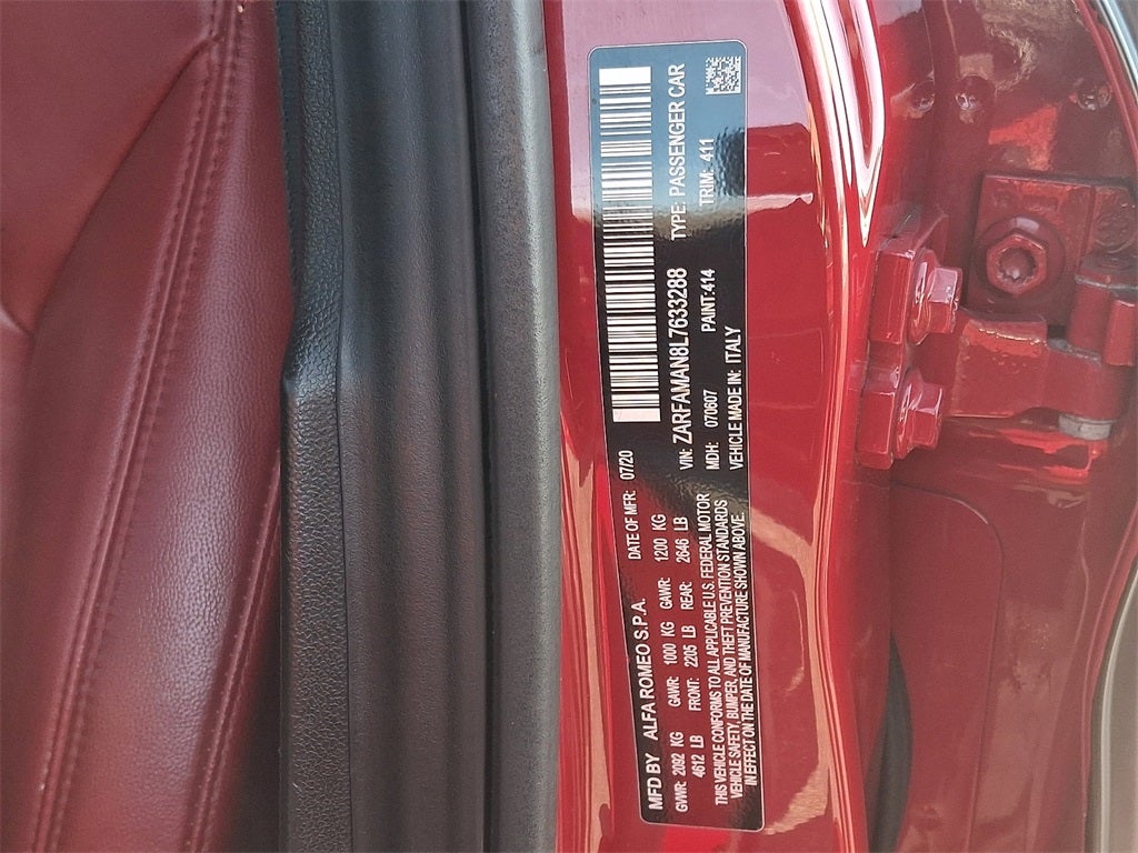 2020 Alfa Romeo Giulia Base