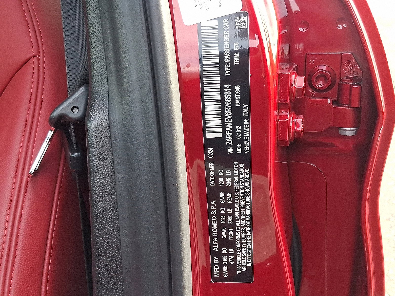 2024 Alfa Romeo Giulia Quadrifoglio