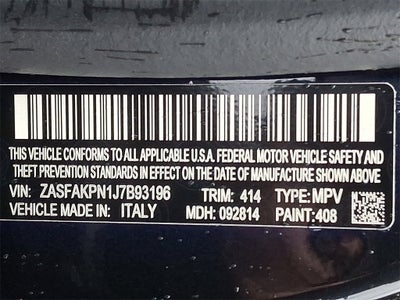 2018 Alfa Romeo Stelvio Base