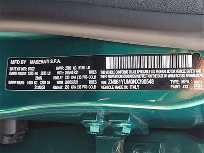 2022 Maserati Levante Modena