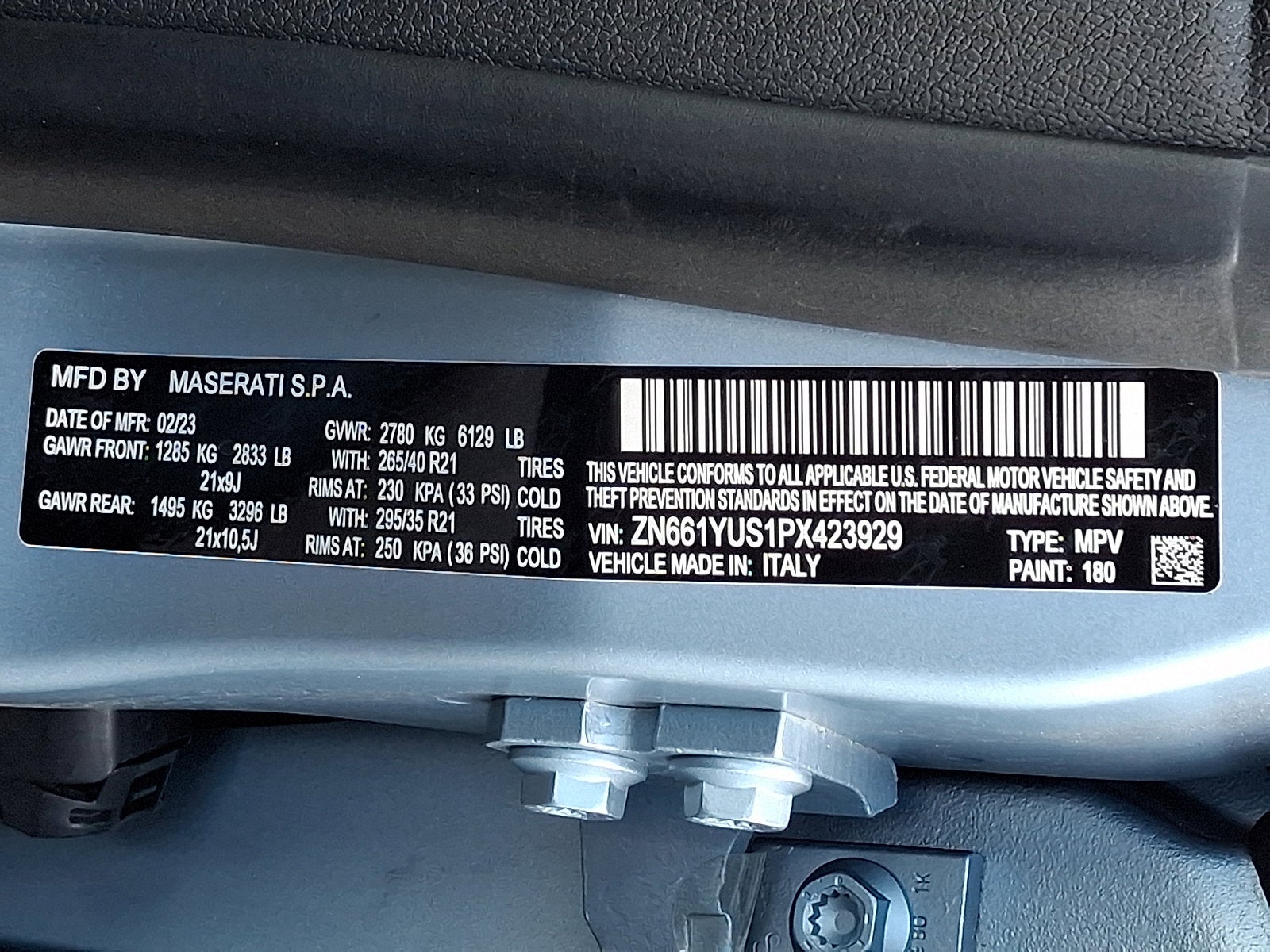 2023 Maserati Levante F Tributo