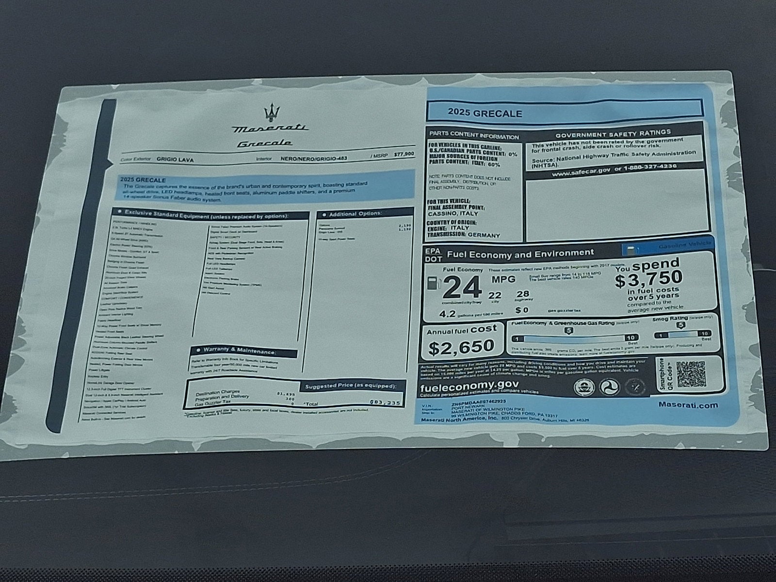 2025 Maserati Grecale Base