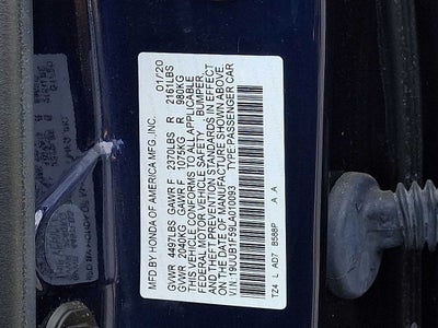 2020 Acura TLX 2.4L Technology Pkg