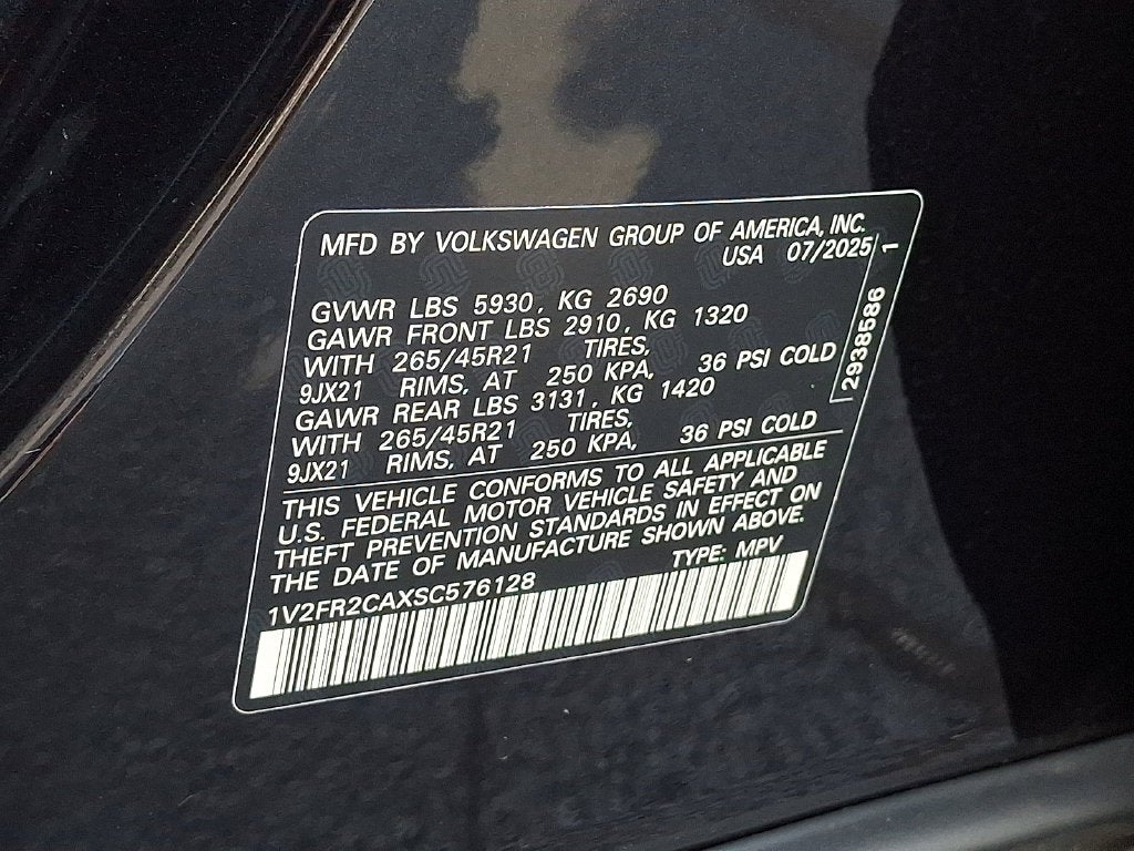 2025 Volkswagen Atlas 2.0T SEL Premium R-Line