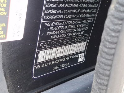 2020 Land Rover Range Rover HSE