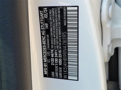 2024 Mercedes-Benz CLA CLA 250 4MATIC®