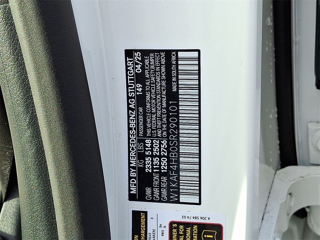 2025 Mercedes-Benz C-Class C 300 4MATIC®