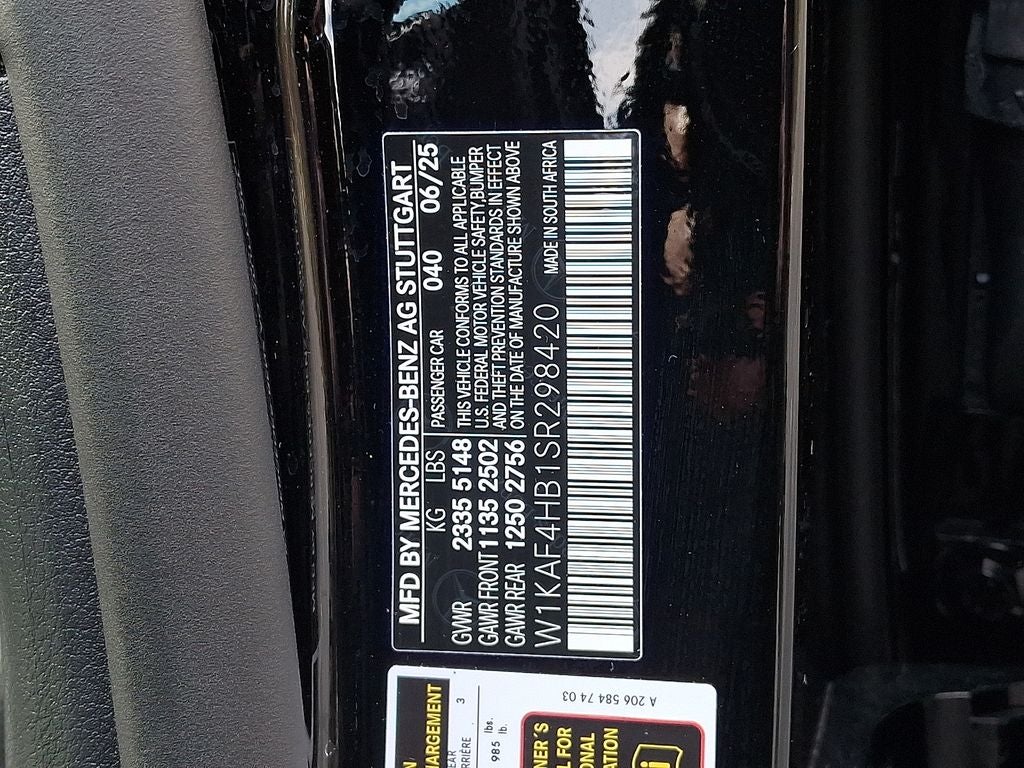 2025 Mercedes-Benz C-Class C 300 4MATIC®