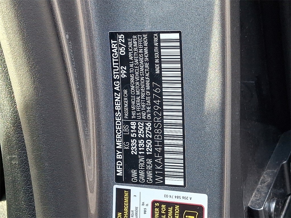 2025 Mercedes-Benz C-Class C 300 4MATIC®