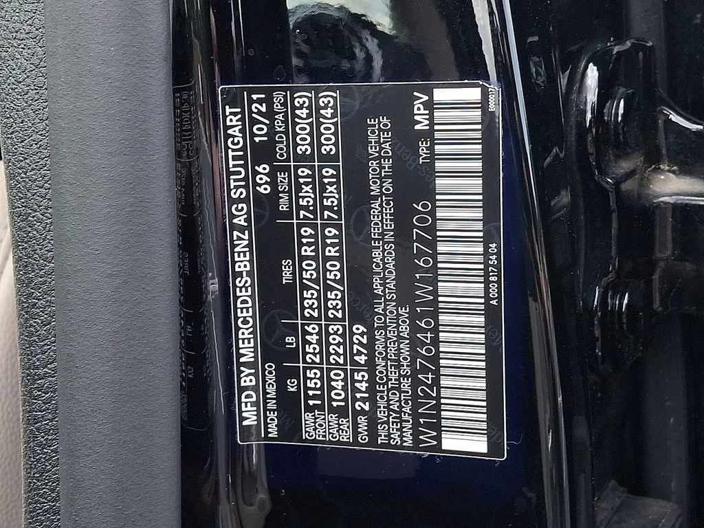2022 Mercedes-Benz GLB GLB 250 4MATIC®