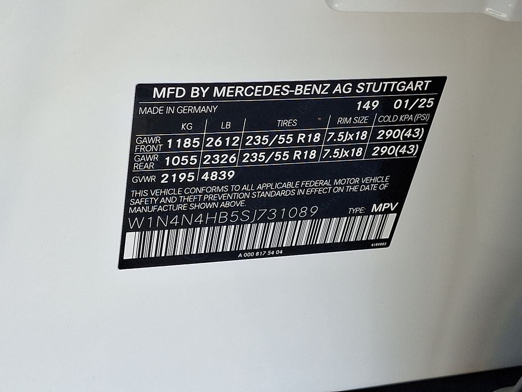 2025 Mercedes-Benz GLA GLA 250 4MATIC®