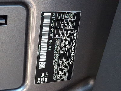 2024 Mercedes-Benz Sprinter 2500 Passenger 170 WB High Roof