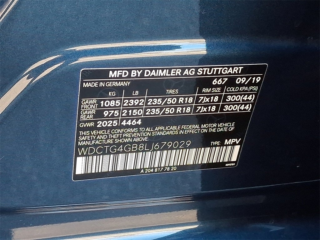 2020 Mercedes-Benz GLA GLA 250 4MATIC®