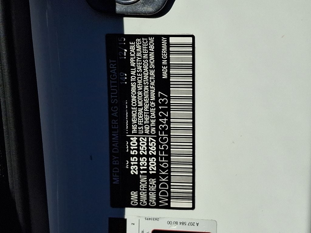 2016 Mercedes-Benz E-Class E 400