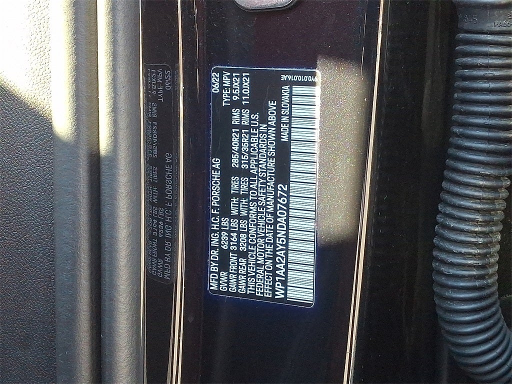 2022 Porsche Cayenne Platinum Edition