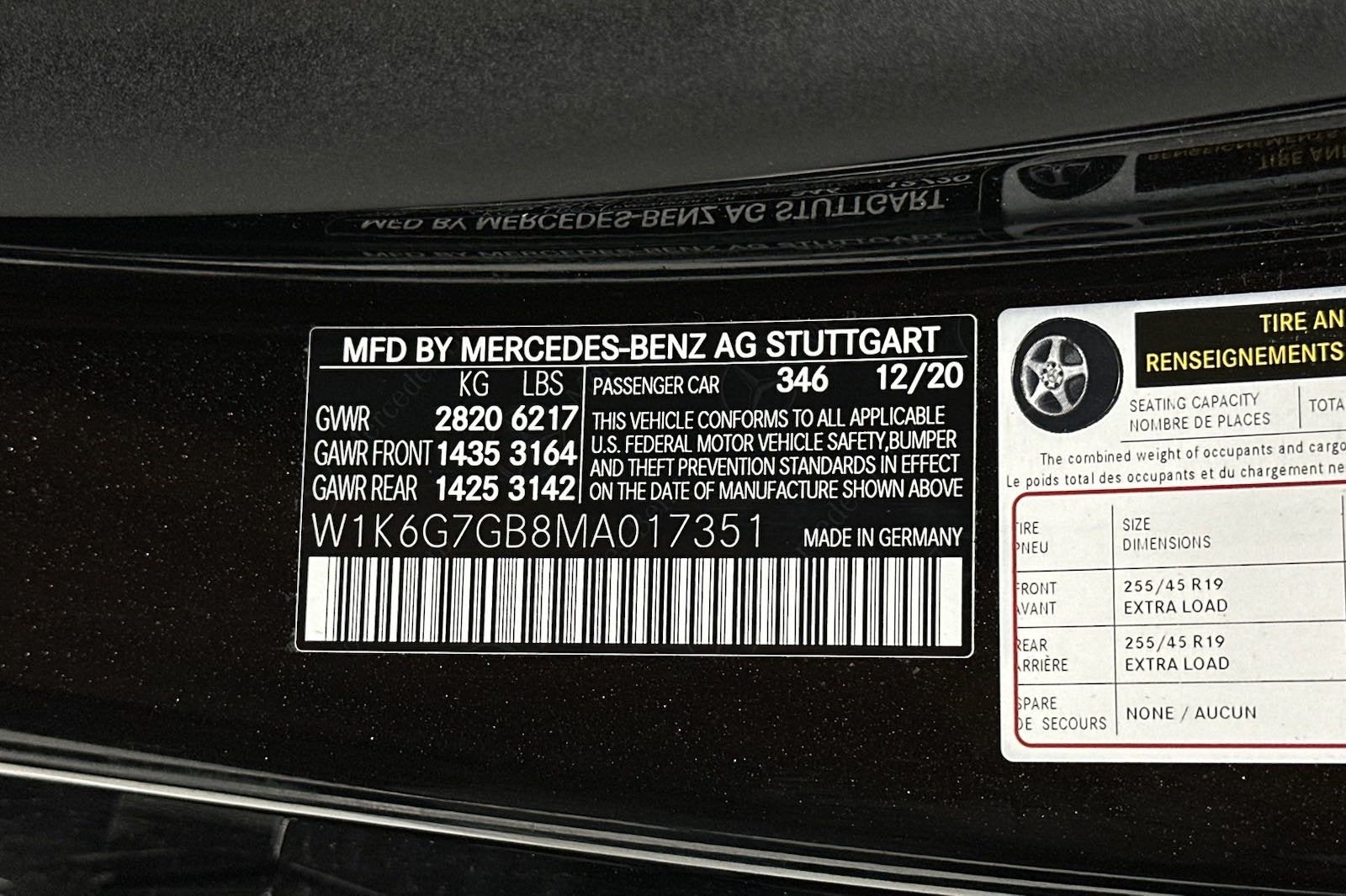 2021 Mercedes-Benz S-Class S 580