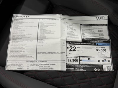 2025 Audi S7 Prestige