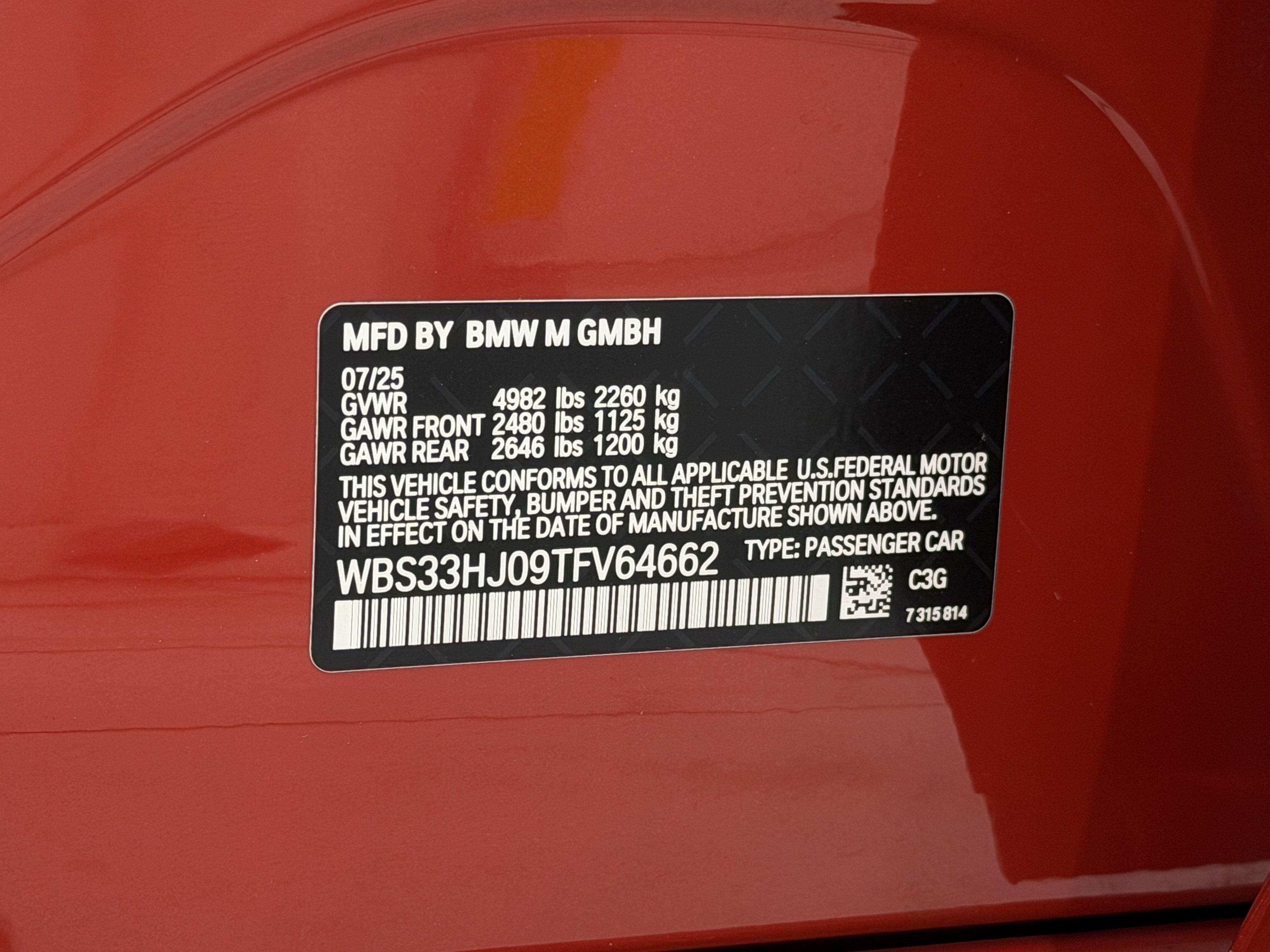 2026 BMW M3 Competition xDrive