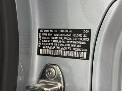 2021 Porsche 718 Cayman T