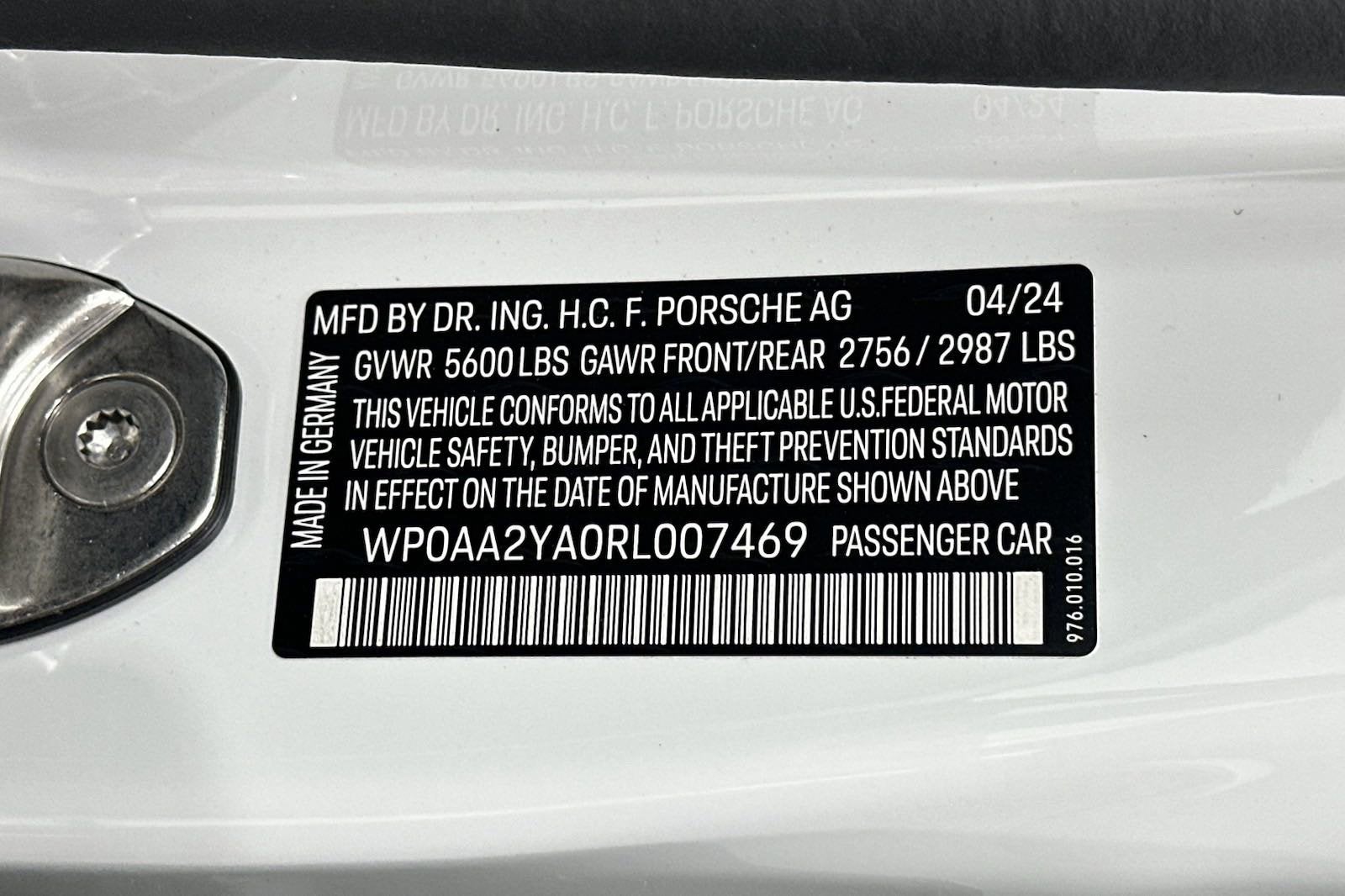 2024 Porsche Panamera 4