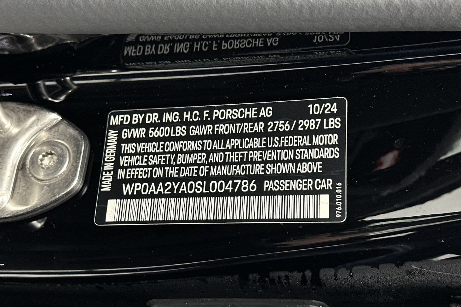 2025 Porsche Panamera 4