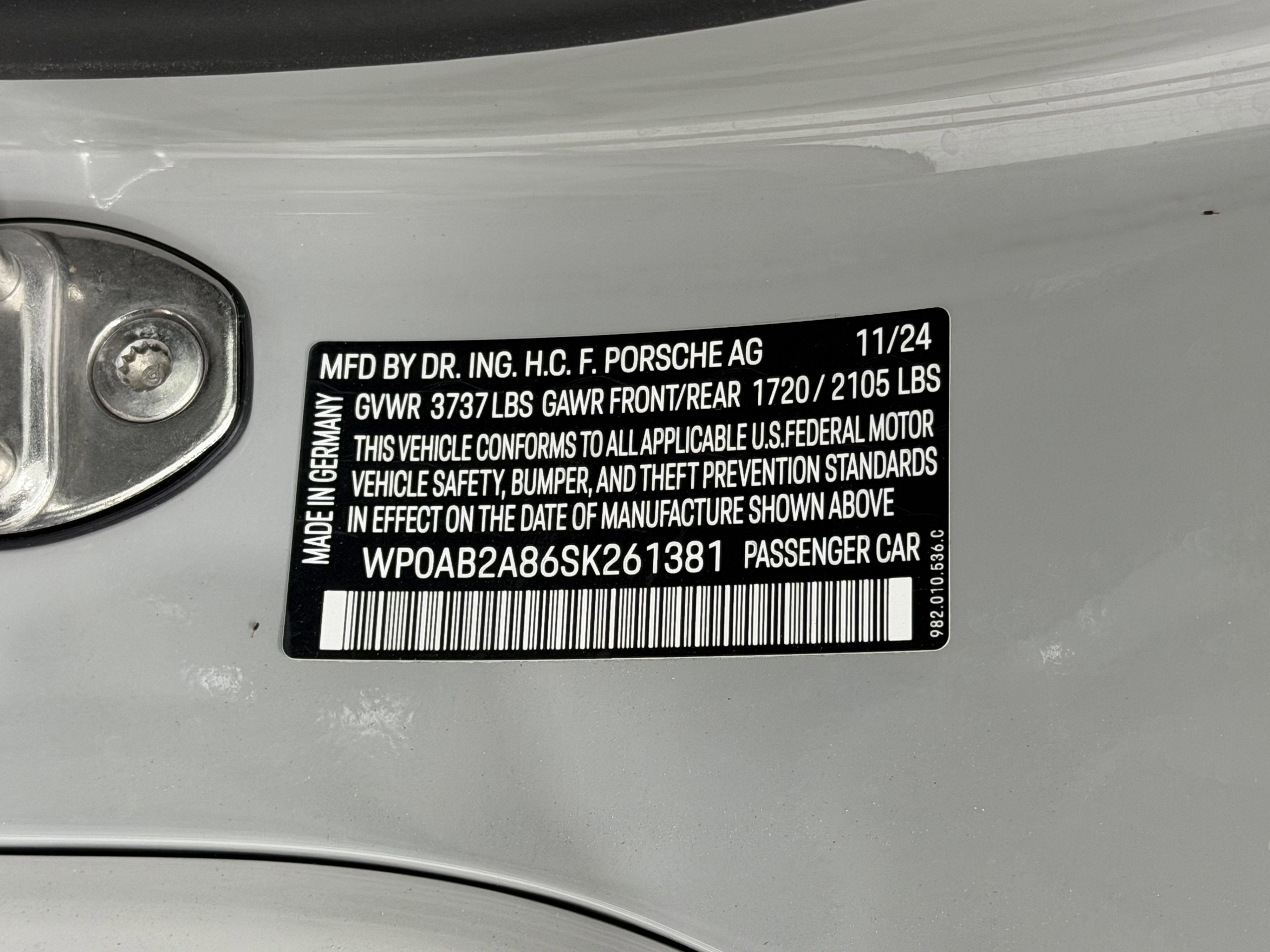 2025 Porsche 718 Cayman S