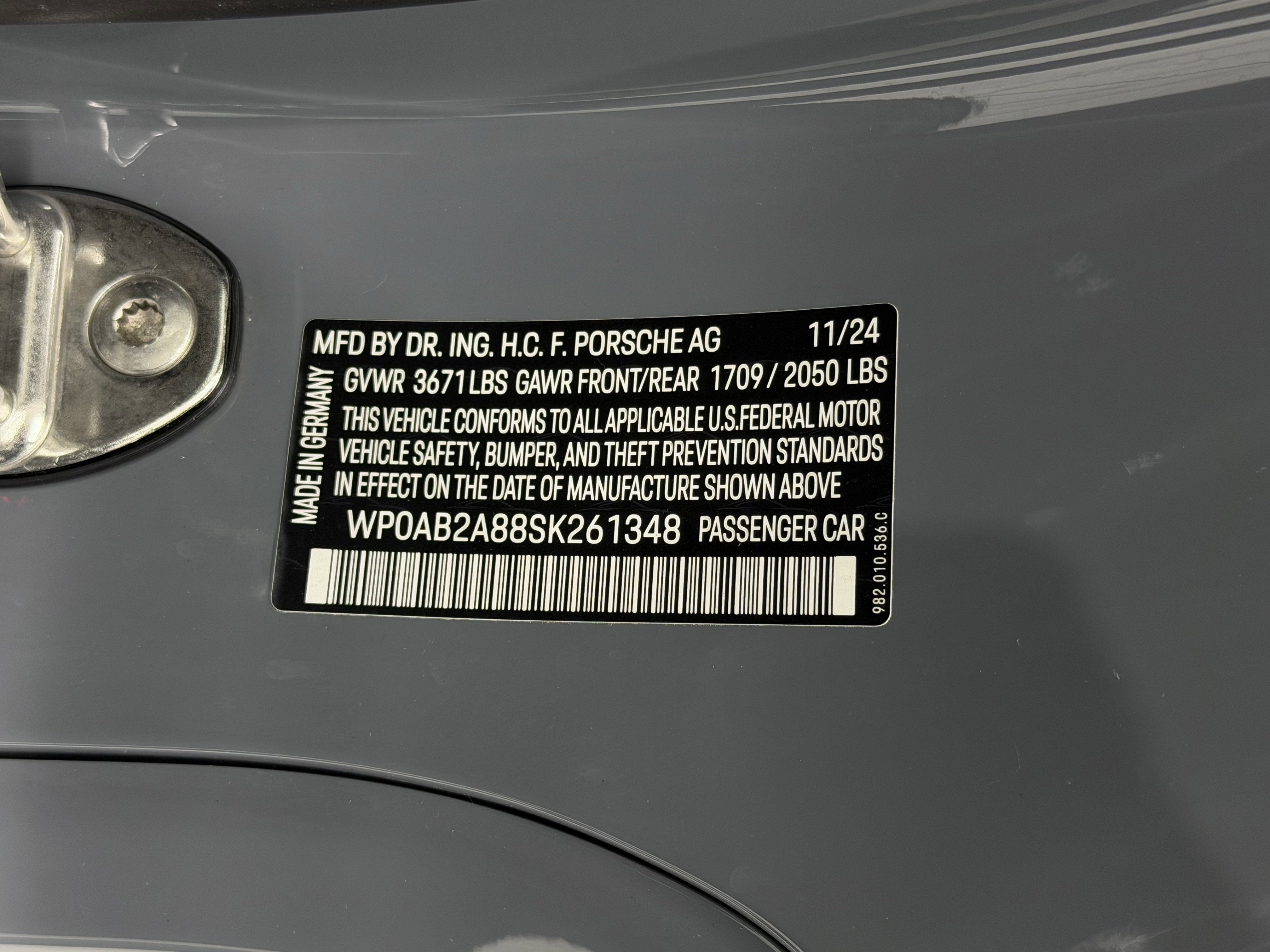 2025 Porsche 718 Cayman S