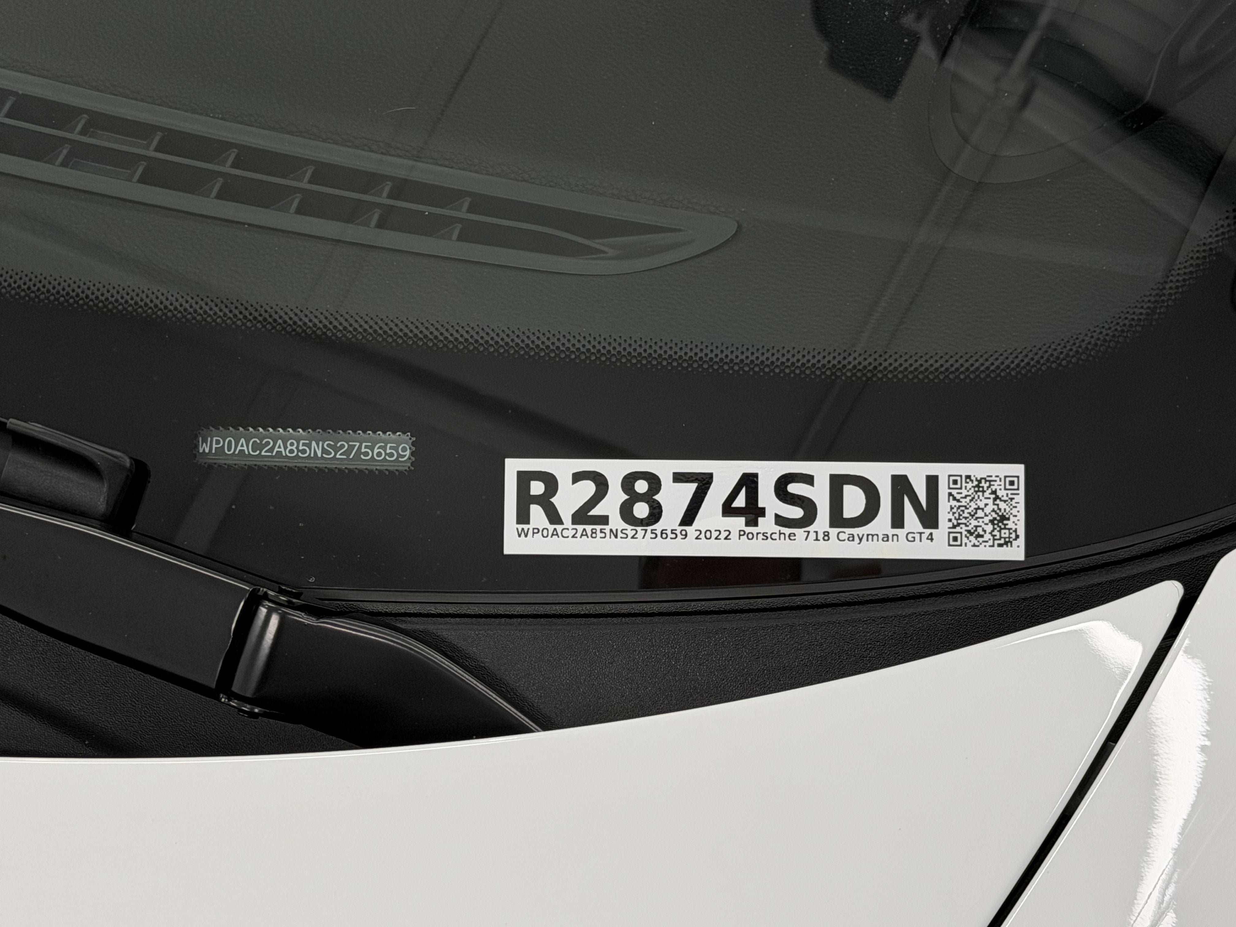 2022 Porsche 718 Cayman GT4