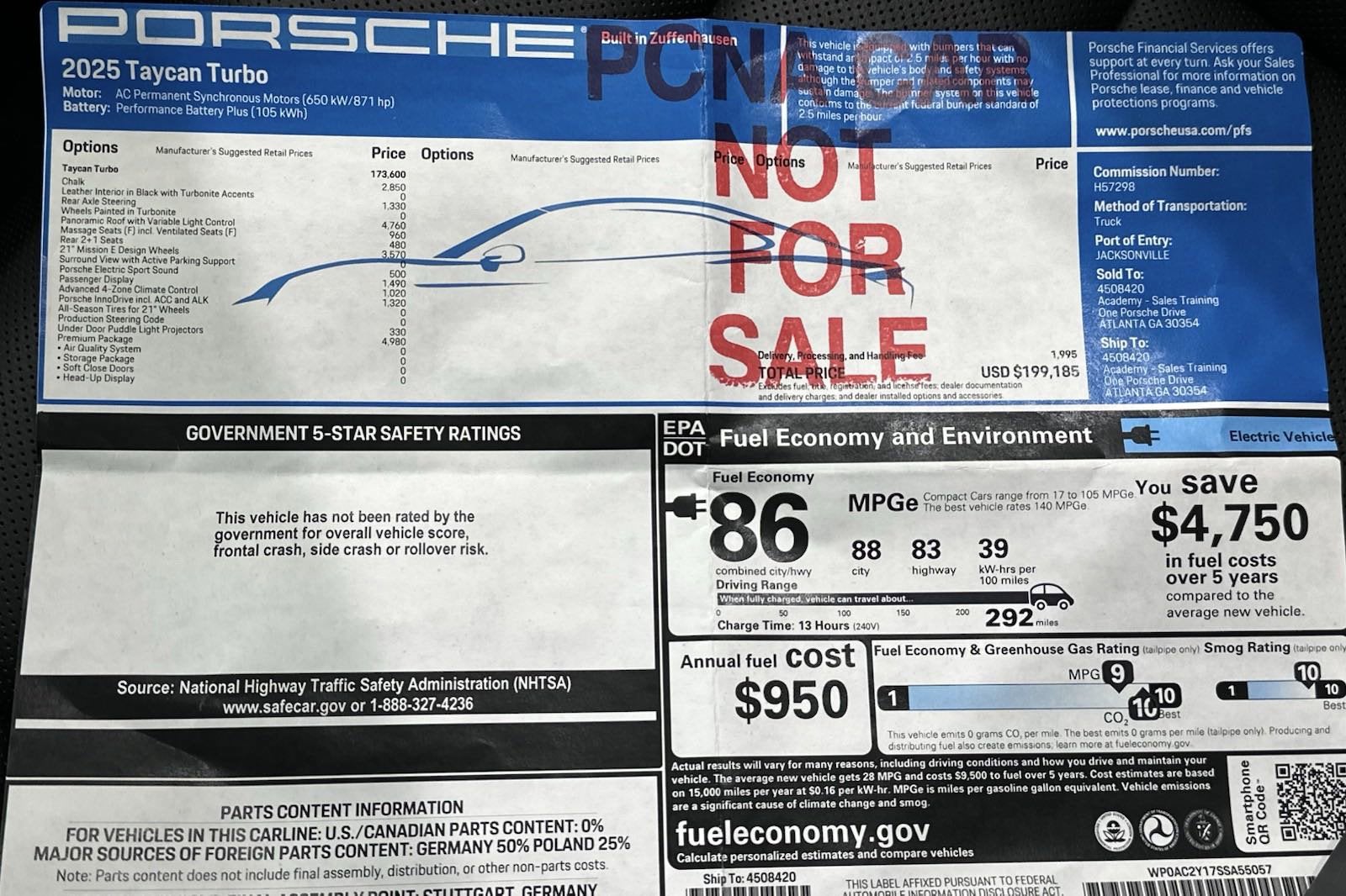 2025 Porsche Taycan Turbo