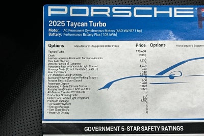 2025 Porsche Taycan Turbo
