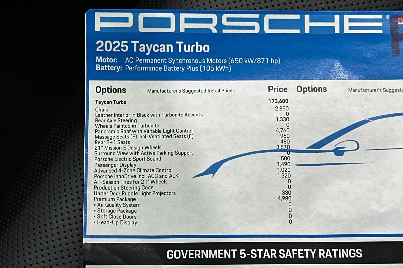 2025 Porsche Taycan Turbo