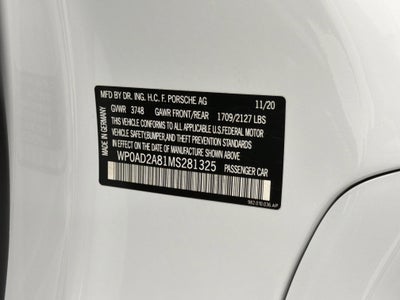 2021 Porsche 718 Cayman GTS 4.0