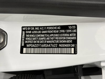 2024 Porsche Taycan GTS