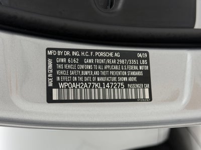 2019 Porsche Panamera Turbo S E-Hybrid