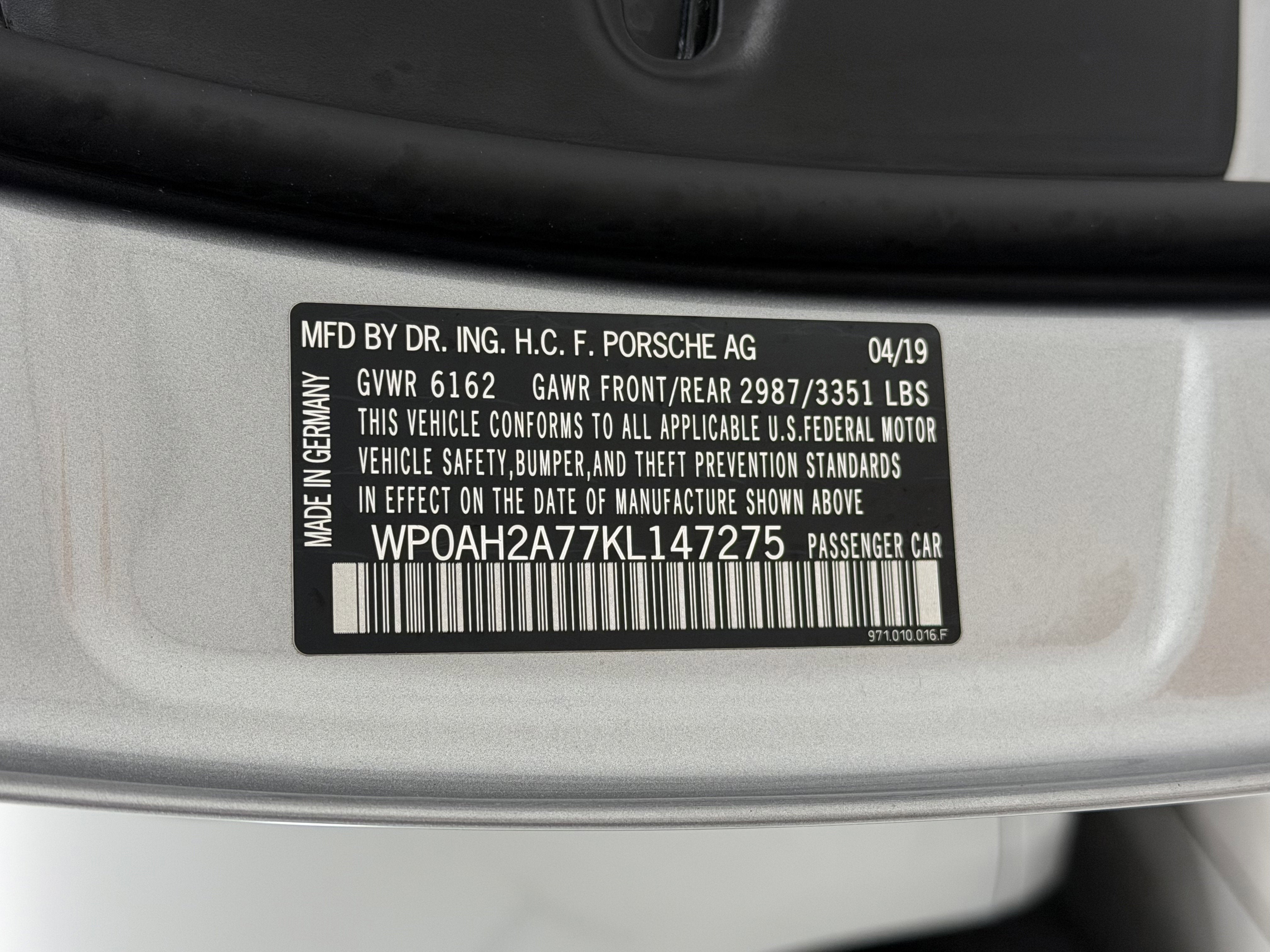 2019 Porsche Panamera Turbo S E-Hybrid