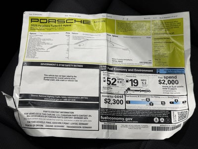 2025 Porsche Panamera Turbo S E-Hybrid