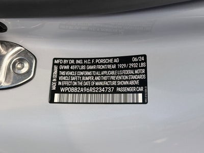 2024 Porsche 911 4 GTS