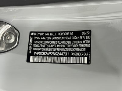2022 Porsche 911 Carrera GTS