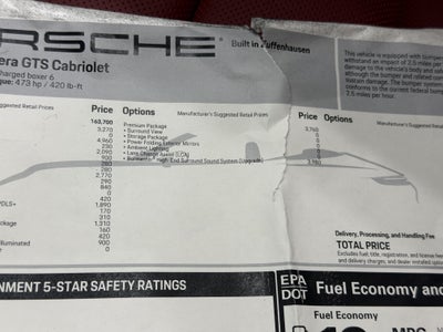 2024 Porsche 911 Carrera Gts