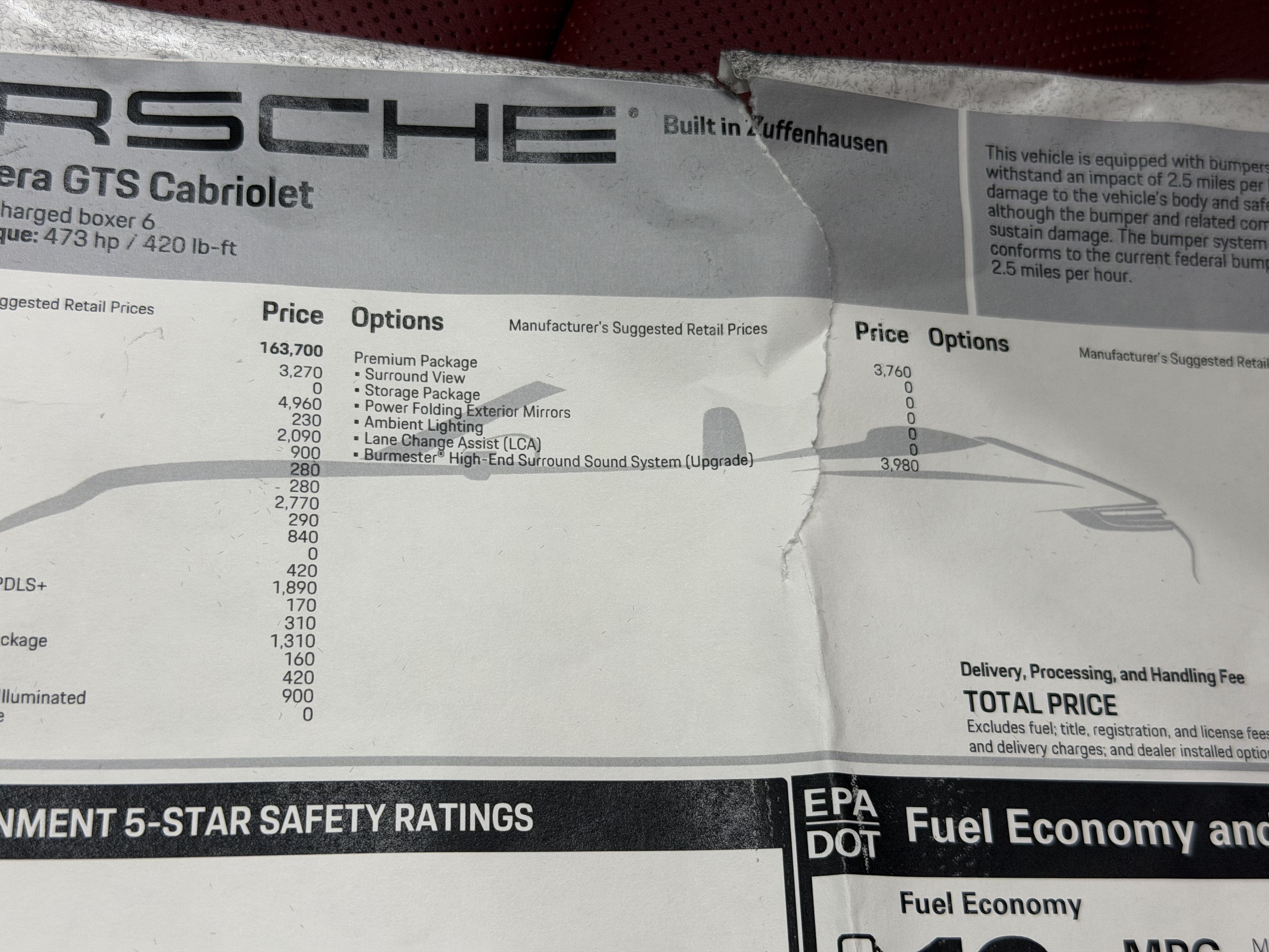 2024 Porsche 911 Carrera Gts