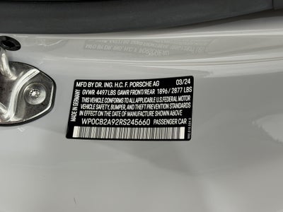 2024 Porsche 911 Carrera Gts